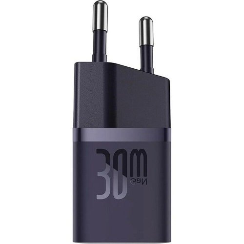 Купити Мережевий зарядний пристрій Baseus GaN5 USB Type-C 30W (P10162504523-00) Purple - ціна в Києві, Львові, Вінниці, Хмельницькому, Франківську, Україні | інтернет-магазин TELEMART.UA фото