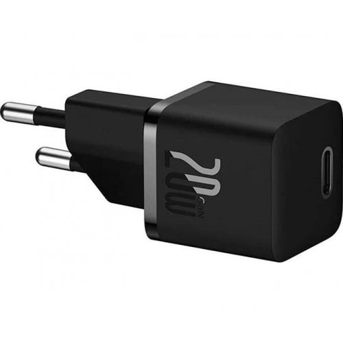 Купити Мережевий зарядний пристрій Baseus GaN5 USB Type-C 20W (CCGN050101) Black - ціна в Києві, Львові, Вінниці, Хмельницькому, Франківську, Україні | інтернет-магазин TELEMART.UA фото