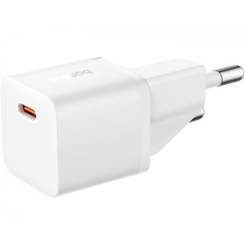 Купить Сетевое зарядное устройство Baseus GaN5 Mini USB Type-C 20W + кабель USB Type-C to USB Type-C (P10110900213-01) White - цена в Харькове, Киеве, Днепре, Одессе
в интернет-магазине Telemart фото