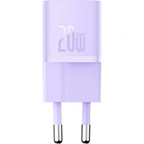 Купити Мережевий зарядний пристрій Baseus GaN5 USB Type-C 20W (CCGN050105) Purple - ціна в Києві, Львові, Вінниці, Хмельницькому, Франківську, Україні | інтернет-магазин TELEMART.UA фото