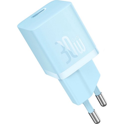 Купить Сетевое зарядное устройство Baseus GaN5 USB Type-C 30W (CCGN070603) Blue - цена в Харькове, Киеве, Днепре, Одессе
в интернет-магазине Telemart фото