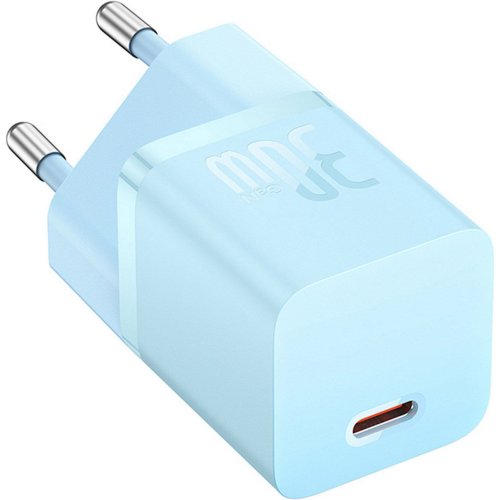 Купить Сетевое зарядное устройство Baseus GaN5 USB Type-C 30W (CCGN070603) Blue - цена в Харькове, Киеве, Днепре, Одессе
в интернет-магазине Telemart фото