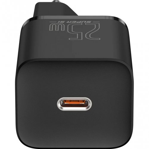 Купити Мережевий зарядний пристрій Baseus Super Si USB Type-C 25W (CCSP020101) Black - ціна в Києві, Львові, Вінниці, Хмельницькому, Франківську, Україні | інтернет-магазин TELEMART.UA фото