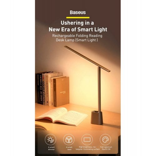 Купити Настільна лампа Baseus Smart Eye Series Charging Folding Reading Desk Lamp (DGZG-02) White - ціна в Києві, Львові, Вінниці, Хмельницькому, Франківську, Україні | інтернет-магазин TELEMART.UA фото