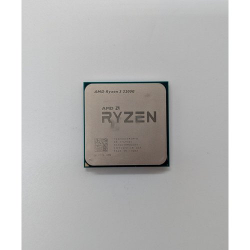 Процесор AMD Ryzen 3 2200G 3.5(3.7)GHz sAM4 Tray (YD2200C5M4MFB) (Відновлено продавцем, 687083) купити з перевіркою сумісності: огляд, характеристики, ціна у Києві, Львові, Вінниці, Хмельницькому, Івано-Франківську, Україні | інтернет-магазин TELEMART.UA фото