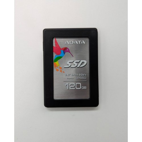 Купить Ssd-диск ADATA Premier SP550 TLC 120GB 2.5'' (ASP550SS3-120GM-C) (Восстановлено продавцом, 687094) с проверкой совместимости: обзор, характеристики, цена в Киеве, Днепре, Одессе, Харькове, Украине | интернет-магазин TELEMART.UA фото