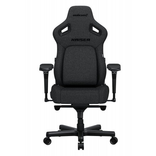 Купить Игровое кресло Anda Seat Kaiser 4 XL Fabric (AD12YDDC-XLL-20-GB-CF) Dark Gray - цена в Харькове, Киеве, Днепре, Одессе
в интернет-магазине Telemart фото