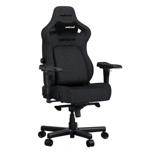 Купить Игровое кресло Anda Seat Kaiser 4 XL Fabric (AD12YDDC-XLL-20-GB-CF) Dark Gray - цена в Харькове, Киеве, Днепре, Одессе
в интернет-магазине Telemart фото