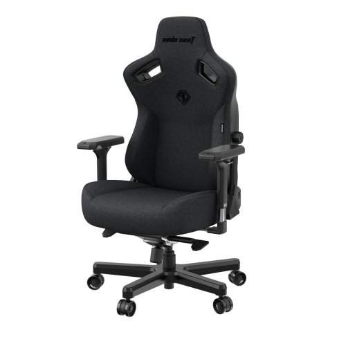 Игровое кресло Anda Seat Kaiser 3 L (AD12YDC-L-01-GB-CF) Dark Gray купить в Украине: Киев, Днепр, Харьков, Одесса  | Низкая цена, отзывы, характеристики от TELEMART фото