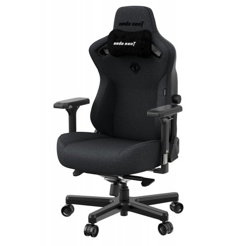 Купить Игровое кресло Anda Seat Kaiser 3 L (AD12YDC-L-01-GB-CF) Dark Gray - цена в Харькове, Киеве, Днепре, Одессе
в интернет-магазине Telemart фото