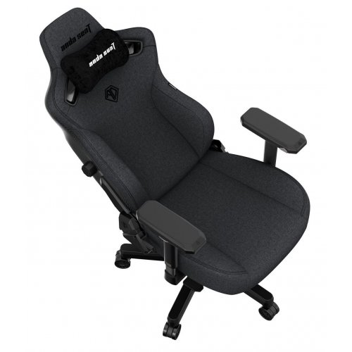 Купить Игровое кресло Anda Seat Kaiser 3 L (AD12YDC-L-01-GB-CF) Dark Gray - цена в Харькове, Киеве, Днепре, Одессе
в интернет-магазине Telemart фото