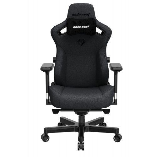 Купить Игровое кресло Anda Seat Kaiser 3 XL (AD12YDC-XL-01-GB-CF) Dark Gray - цена в Харькове, Киеве, Днепре, Одессе
в интернет-магазине Telemart фото