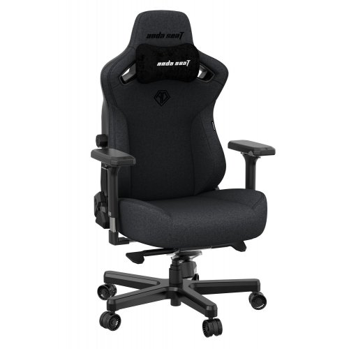 Купить Игровое кресло Anda Seat Kaiser 3 XL (AD12YDC-XL-01-GB-CF) Dark Gray - цена в Харькове, Киеве, Днепре, Одессе
в интернет-магазине Telemart фото