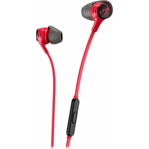 Купити Навушники HyperX Cloud Earbuds II (705L8AA) Red - ціна в Києві, Львові, Вінниці, Хмельницькому, Франківську, Україні | інтернет-магазин TELEMART.UA фото