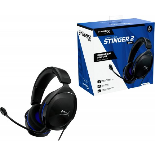 Купити Навушники HyperX Cloud Stinger 2 Core for PlayStation (6H9B6AA) Black - ціна в Києві, Львові, Вінниці, Хмельницькому, Франківську, Україні | інтернет-магазин TELEMART.UA фото