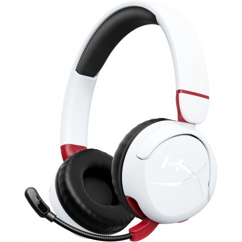 Купити Навушники HyperX Cloud Mini Wireless (7G8F2AA) White - ціна в Києві, Львові, Вінниці, Хмельницькому, Франківську, Україні | інтернет-магазин TELEMART.UA фото