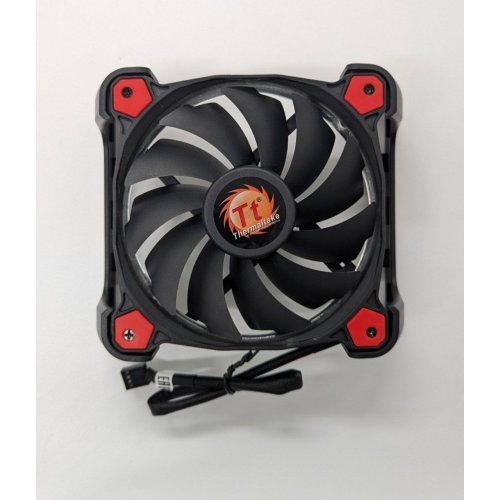 Купить Кулер Thermaltake Riing Silent 12 Red (CL-P022-AL12-A) (Восстановлено продавцом, 687361) с проверкой совместимости: обзор, характеристики, цена в Киеве, Днепре, Одессе, Харькове, Украине | интернет-магазин TELEMART.UA фото