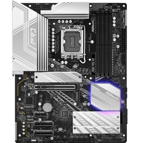 Материнська плата AsRock Z890 Pro RS (s1851, Intel Z890) купити з перевіркою сумісності: огляд, характеристики, ціна у Києві, Львові, Вінниці, Хмельницькому, Івано-Франківську, Україні | інтернет-магазин TELEMART.UA фото