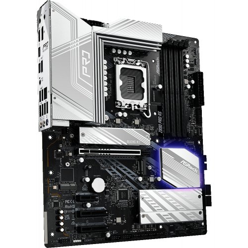 Материнська плата AsRock Z890 Pro RS (s1851, Intel Z890) купити з перевіркою сумісності: огляд, характеристики, ціна у Києві, Львові, Вінниці, Хмельницькому, Івано-Франківську, Україні | інтернет-магазин TELEMART.UA фото