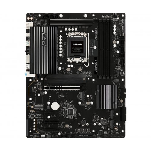 Материнська плата AsRock Z890 Pro-A (s1851, Intel Z890) купити з перевіркою сумісності: огляд, характеристики, ціна у Києві, Львові, Вінниці, Хмельницькому, Івано-Франківську, Україні | інтернет-магазин TELEMART.UA фото