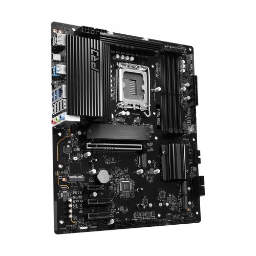 Купить Материнская плата AsRock Z890 Pro-A (s1851, Intel Z890) с проверкой совместимости: обзор, характеристики, цена в Киеве, Днепре, Одессе, Харькове, Украине | интернет-магазин TELEMART.UA фото