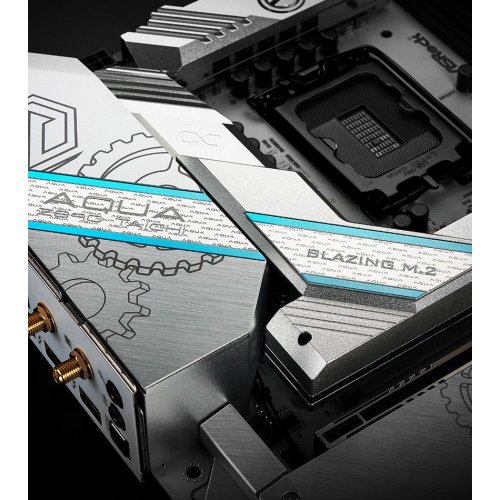 Материнська плата AsRock Z890 Taichi AQUA (s1851, Intel Z890) купити з перевіркою сумісності: огляд, характеристики, ціна у Києві, Львові, Вінниці, Хмельницькому, Івано-Франківську, Україні | інтернет-магазин TELEMART.UA фото