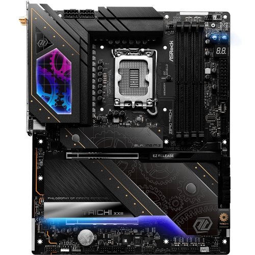 Купить Материнская плата AsRock Z890 Taichi (s1851, Intel Z890) с проверкой совместимости: обзор, характеристики, цена в Киеве, Днепре, Одессе, Харькове, Украине | интернет-магазин TELEMART.UA фото