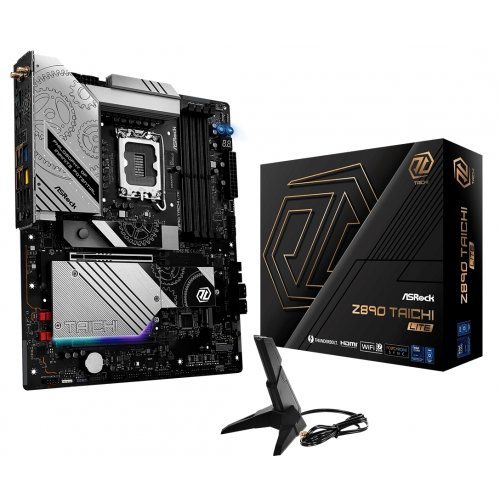 Купить Материнская плата AsRock Z890 Taichi Lite (s1851, Intel Z890) с проверкой совместимости: обзор, характеристики, цена в Киеве, Днепре, Одессе, Харькове, Украине | интернет-магазин TELEMART.UA фото