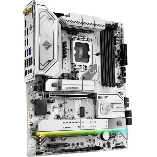 Материнська плата AsRock Z890 Steel Legend WiFi (s1851, Intel Z890) купити з перевіркою сумісності: огляд, характеристики, ціна у Києві, Львові, Вінниці, Хмельницькому, Івано-Франківську, Україні | інтернет-магазин TELEMART.UA фото