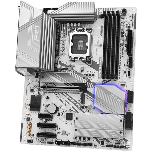 Купить Материнская плата AsRock Z890 Pro RS WiFi White (s1851, Intel Z890) с проверкой совместимости: обзор, характеристики, цена в Киеве, Днепре, Одессе, Харькове, Украине | интернет-магазин TELEMART.UA фото