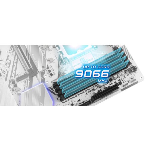 Материнська плата AsRock Z890 Pro RS WiFi White (s1851, Intel Z890) купити з перевіркою сумісності: огляд, характеристики, ціна у Києві, Львові, Вінниці, Хмельницькому, Івано-Франківську, Україні | інтернет-магазин TELEMART.UA фото