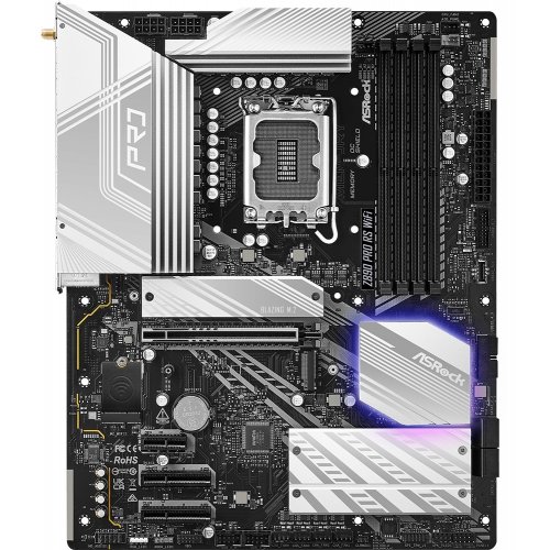 Купить Материнская плата AsRock Z890 Pro RS WiFi (s1851, Intel Z890) с проверкой совместимости: обзор, характеристики, цена в Киеве, Днепре, Одессе, Харькове, Украине | интернет-магазин TELEMART.UA фото