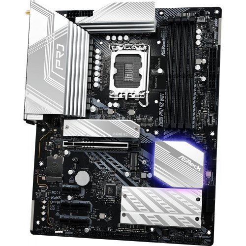 Купить Материнская плата AsRock Z890 Pro RS WiFi (s1851, Intel Z890) с проверкой совместимости: обзор, характеристики, цена в Киеве, Днепре, Одессе, Харькове, Украине | интернет-магазин TELEMART.UA фото