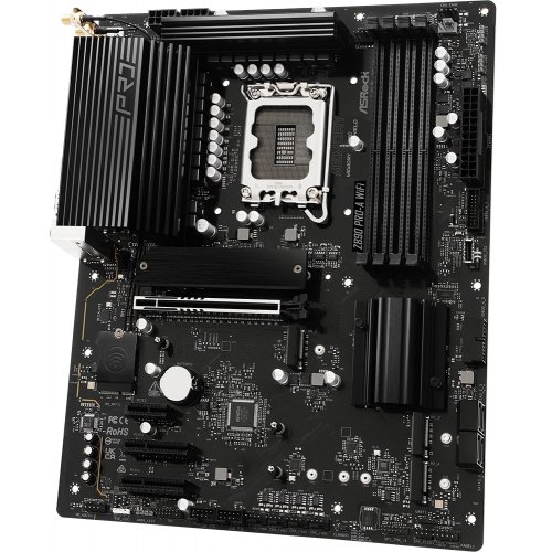 Купить Материнская плата AsRock Z890 Pro-A WiFi (s1851, Intel Z890) с проверкой совместимости: обзор, характеристики, цена в Киеве, Днепре, Одессе, Харькове, Украине | интернет-магазин TELEMART.UA фото