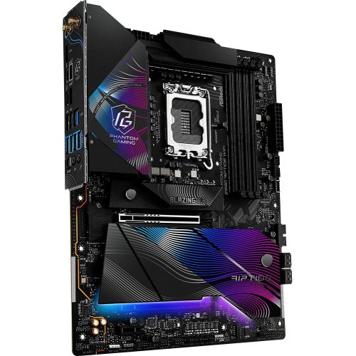 Купить Материнская плата AsRock Z890 Riptide WiFi (s1851, Intel Z890) с проверкой совместимости: обзор, характеристики, цена в Киеве, Днепре, Одессе, Харькове, Украине | интернет-магазин TELEMART.UA фото