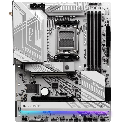 Photo Motherboard AsRock X870 Pro RS WiFi (sAM5, AMD X870)