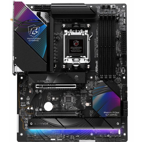 Купить Материнская плата AsRock X870 Riptide WiFi (sAM5, AMD X870) с проверкой совместимости: обзор, характеристики, цена в Киеве, Днепре, Одессе, Харькове, Украине | интернет-магазин TELEMART.UA фото