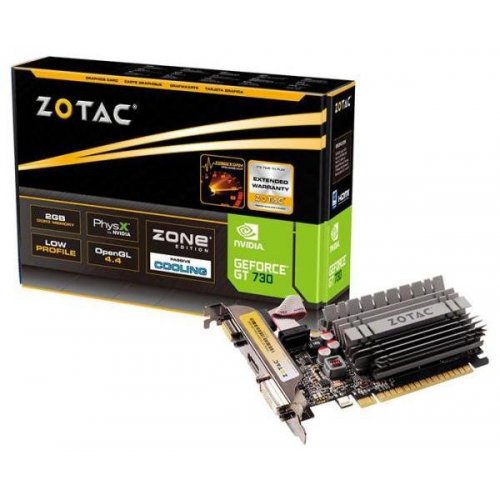Продати Відеокарта Zotac GeForce GT 730 ZONE Edition 2048MB (ZT-71113-20L) за Trade-In у інтернет-магазині Телемарт - Київ, Дніпро, Україна фото