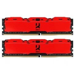 Озу GoodRAM DDR4 16GB (2x8GB) 3200Mhz IRDM X Red (IR-XR3200D464L16SA/16GDC) (Восстановлено продавцом, 687593)