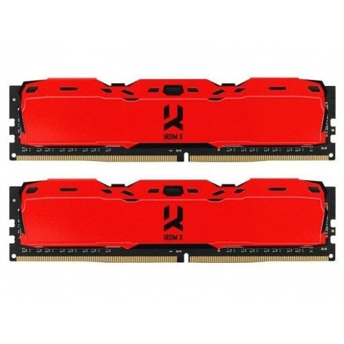 Купить Озу GoodRAM DDR4 16GB (2x8GB) 3200Mhz IRDM X Red (IR-XR3200D464L16SA/16GDC) (Восстановлено продавцом, 687593) с проверкой совместимости: обзор, характеристики, цена в Киеве, Днепре, Одессе, Харькове, Украине | интернет-магазин TELEMART.UA фото