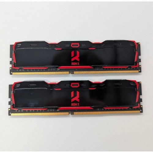 Купить Озу GoodRAM DDR4 16GB (2x8GB) 3200Mhz IRDM X Red (IR-XR3200D464L16SA/16GDC) (Восстановлено продавцом, 687593) с проверкой совместимости: обзор, характеристики, цена в Киеве, Днепре, Одессе, Харькове, Украине | интернет-магазин TELEMART.UA фото