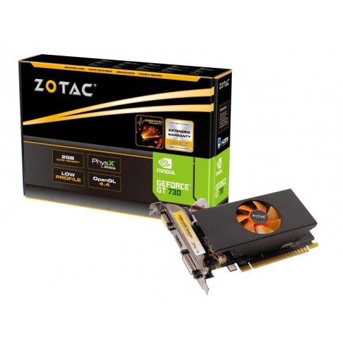 Продать Видеокарта Zotac GeForce GT 730 2048MB (ZT-71101-10L) по Trade-In интернет-магазине Телемарт - Киев, Днепр, Украина фото