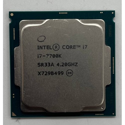 Купить Процессор Intel Core i7-7700K 4.2(4.5)GHz 8MB s1151 Tray (CM8067702868535) (Восстановлено продавцом, 687646) с проверкой совместимости: обзор, характеристики, цена в Киеве, Днепре, Одессе, Харькове, Украине | интернет-магазин TELEMART.UA фото