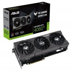 Уценка видеокарта Asus TUF GeForce RTX 4060 Ti Gaming OC 8192MB (TUF-RTX4060TI-O8G-GAMING) (вскрита упаковка, 687725)