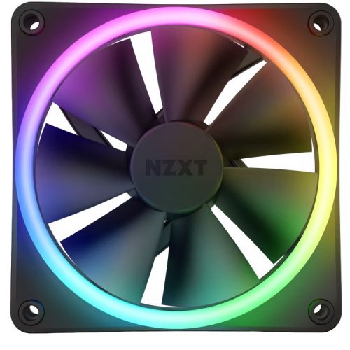 Купить Кулер для корпуса NZXT F120 RGB Duo (RF-D12SF-B1) Black с проверкой совместимости: обзор, характеристики, цена в Киеве, Днепре, Одессе, Харькове, Украине | интернет-магазин TELEMART.UA фото