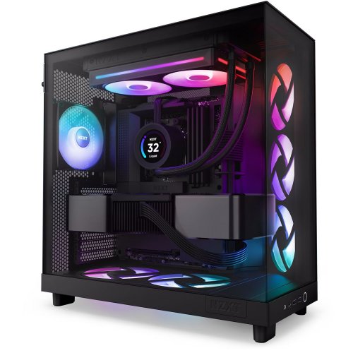 Купить Кулер для корпуса NZXT F240 RGB Core (RF-U24HF-B1) Black с проверкой совместимости: обзор, характеристики, цена в Киеве, Днепре, Одессе, Харькове, Украине | интернет-магазин TELEMART.UA фото