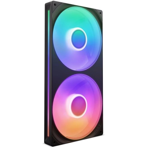 Кулер для корпуса NZXT F280 RGB Core (RF-U28HF-B1) Black купити з перевіркою сумісності: огляд, характеристики, ціна у Києві, Львові, Вінниці, Хмельницькому, Івано-Франківську, Україні | інтернет-магазин TELEMART.UA фото