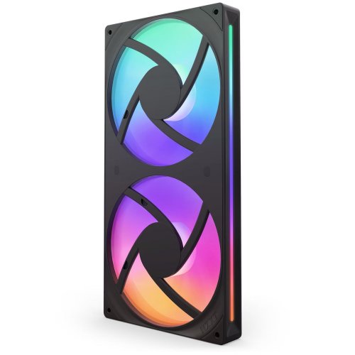 Кулер для корпуса NZXT F280 RGB Core (RF-U28HF-B1) Black купити з перевіркою сумісності: огляд, характеристики, ціна у Києві, Львові, Вінниці, Хмельницькому, Івано-Франківську, Україні | інтернет-магазин TELEMART.UA фото