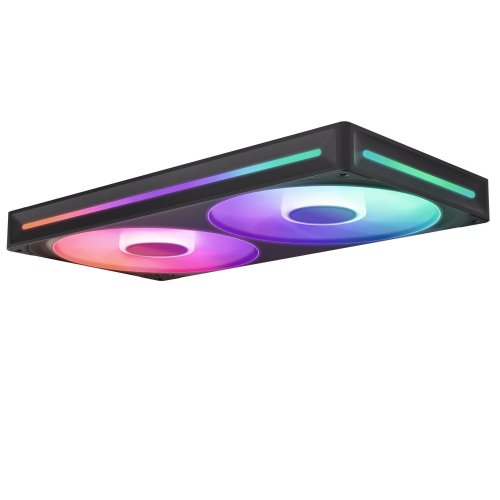 Кулер для корпуса NZXT F280 RGB Core (RF-U28HF-B1) Black купити з перевіркою сумісності: огляд, характеристики, ціна у Києві, Львові, Вінниці, Хмельницькому, Івано-Франківську, Україні | інтернет-магазин TELEMART.UA фото