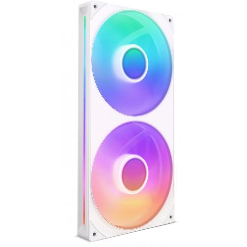 Купить Кулер для корпуса NZXT F280 RGB Core (RF-U28HF-W1) White с проверкой совместимости: обзор, характеристики, цена в Киеве, Днепре, Одессе, Харькове, Украине | интернет-магазин TELEMART.UA фото